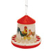 Plastic Poultry Feeder – Hanging Chicken & Bird Feeder, Happy Range - GAUD3 - Red - 4 kg (8.82 lbs) - 2