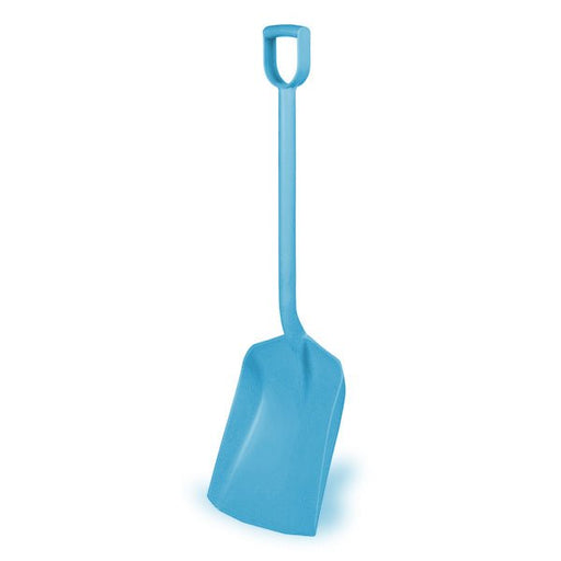 Plastic Shovel with Handle for Feed, Bedding, and Cleanup - GAUEB - Blue - 1 ct - 1
