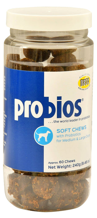 Probios Canine Soft Chews - Probios Canine Soft Chews for Medium-Large Dogs, 60 count  