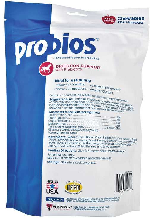 Probios Digestion Support Horse Treats, 1 lb - Apple Flavor Probios Horse Treats, 1 lb  