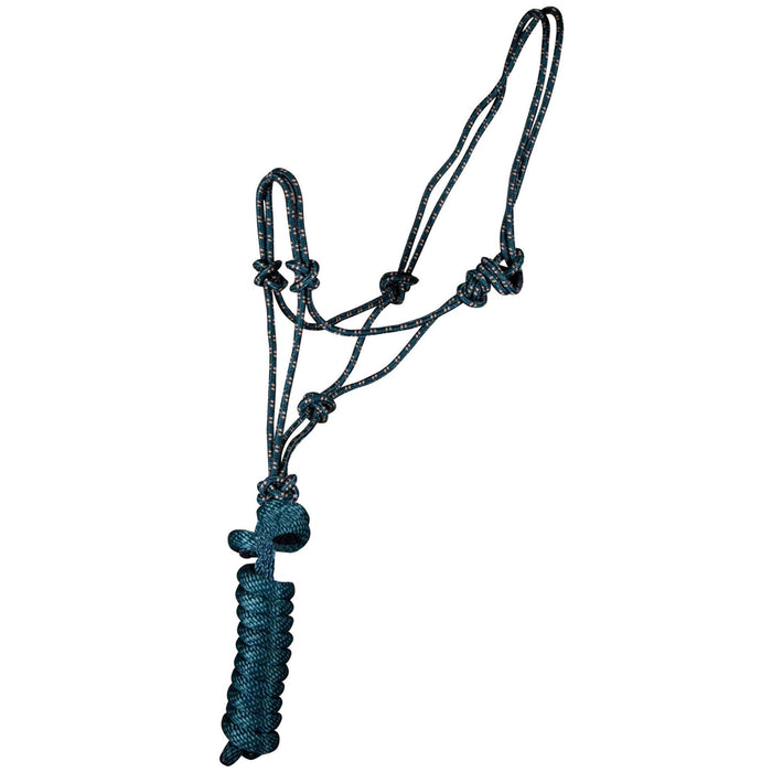 Poly Braided Rope Horse Halter with Lead - Jeffers - Horse Supplies > Horse Tack > Horse Halters