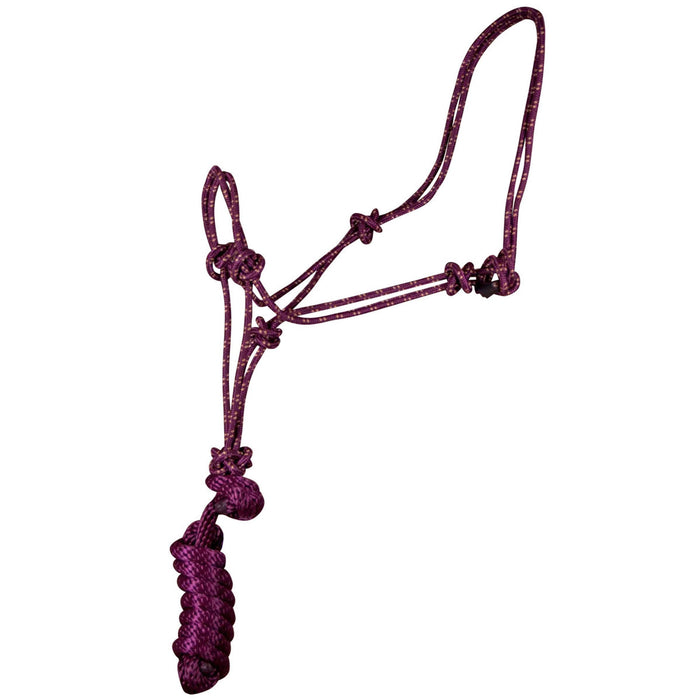 Poly Braided Rope Horse Halter with Lead - Jeffers - Horse Supplies > Horse Tack > Horse Halters