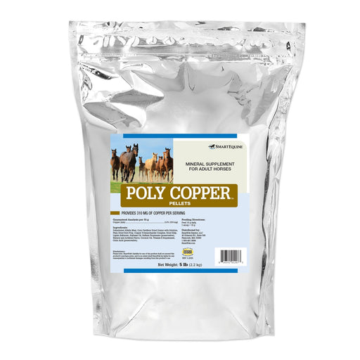 Poly Copper, Mineral Supplement for Horses, Pellets - SMABR - 5 lb - 1