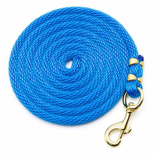 Poly Lead Rope with Bolt Snap, 10'L - BYA3 - Royal Blue - 1