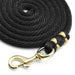 Poly Lead Rope with Bolt Snap, 10'L - BYA5 - Black - 7