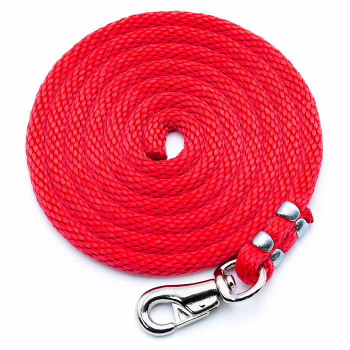 Poly Lead Rope with Bull Snap - BYC2 - Red - 1