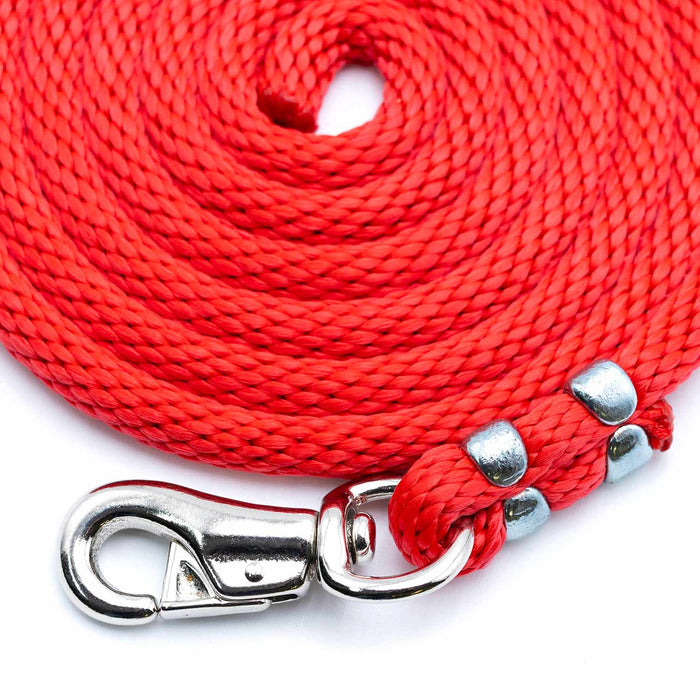 Poly Lead Rope with Bull Snap - BYC2 - Red - 2
