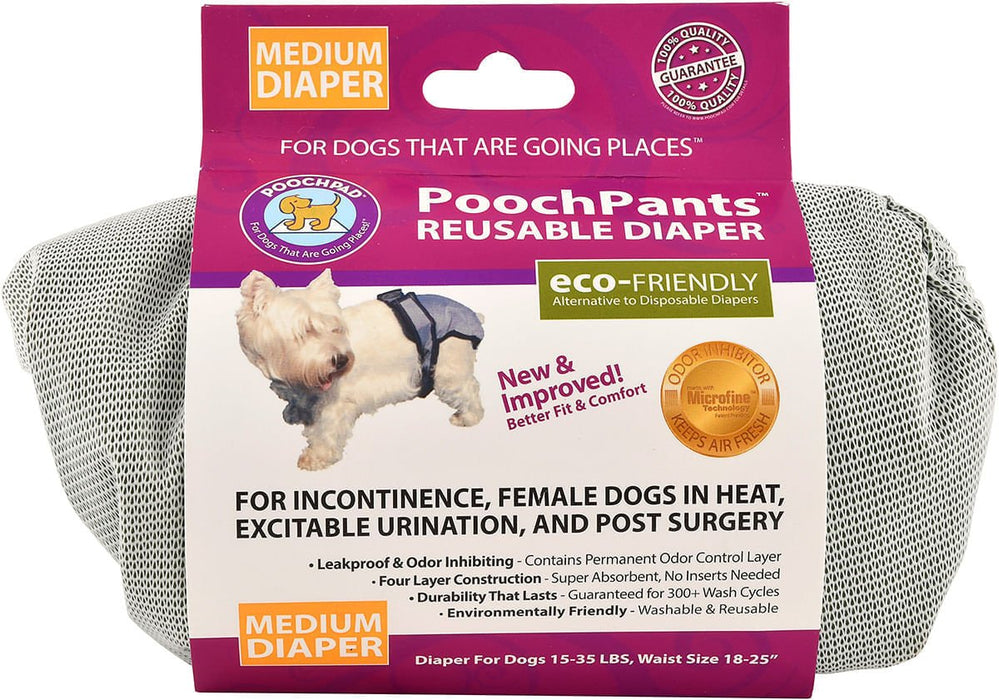 PoochPants Reusable Dog Diapers - Jeffers - Animal & Pet Supplies > Pet Training Aids