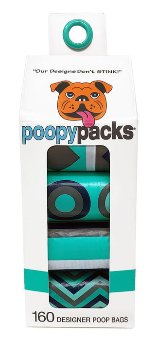 Poopy Packs 8 Rolls Dog Poop Bags - Jeffers - Animal & Pet Supplies > Pet Waste Disposal Systems & Tools