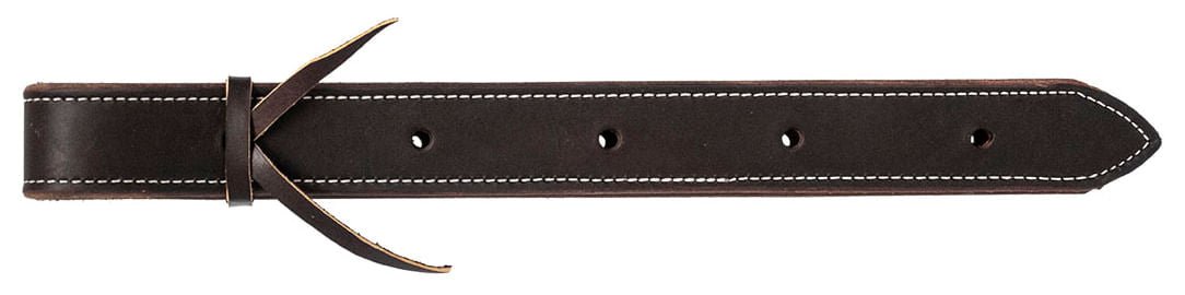Premium Doubled & Stitched Latigo Leather Off Billet by Poplar