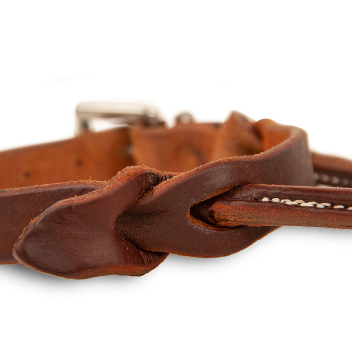 Poplar Head Premium Oiled Harness Leather Rolled Night Latch - Jeffers - Horse Supplies > Horse Tack > Bridle Bits