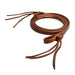 Poplar Head Saddlery Oiled Harness Leather Pineapple Knot Roping Rein, 5/8' x 7' - Jeffers - Horse Supplies > Horse Tack > Reins