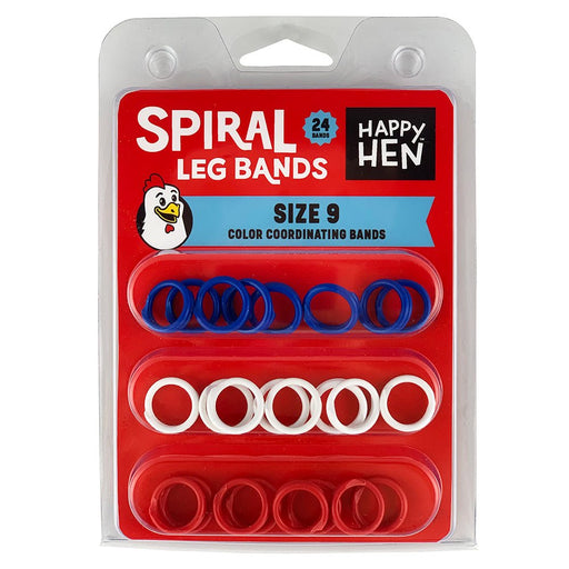 Poultry Spiral Leg Bands, 24 pk - 002DUV-089-17021 - Multi - 9 - 24 Pack - 1