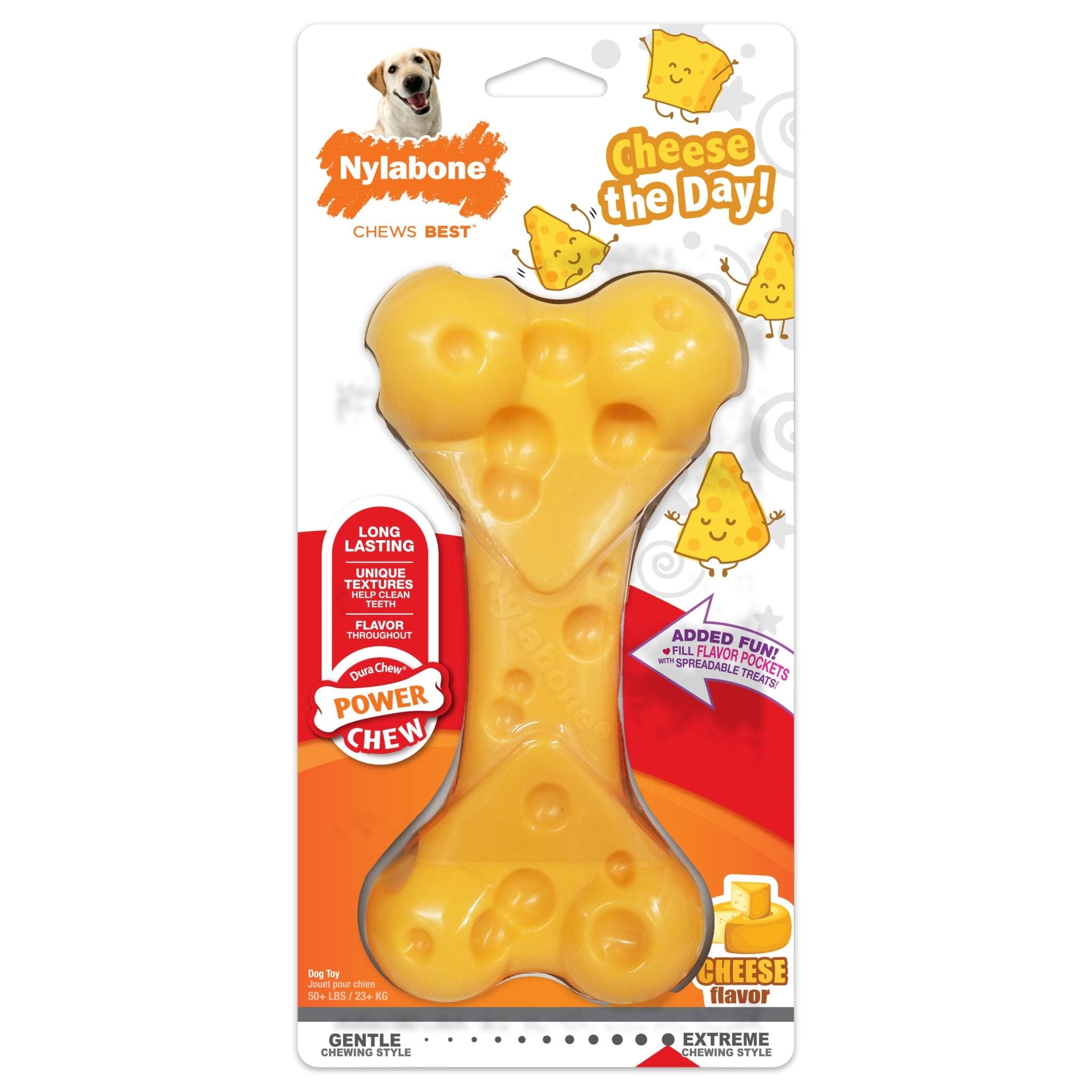 Nylabone Power Chew Cheese Bone