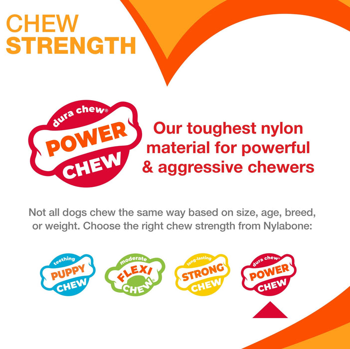 Power Chew Dog Toy, Bacon, X - Large/Souper, 50+ lbs - N9Z6 - Bacon - X - Large/Souper - 7
