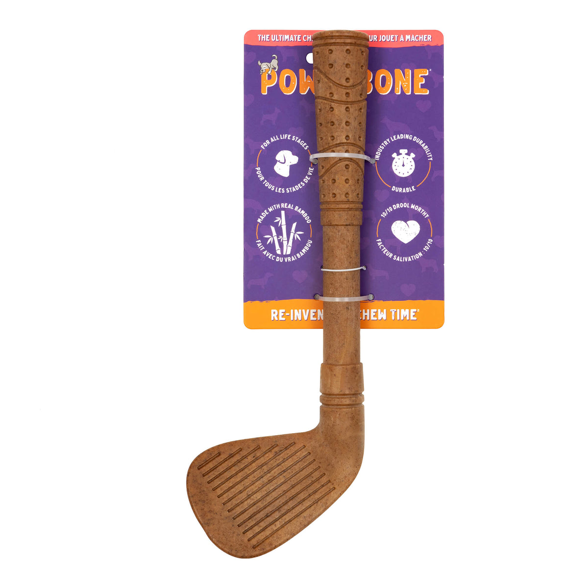 bamboo chew toys for dogs Powerbone Golf Club Chew, 12” for Dogs — Jeffers