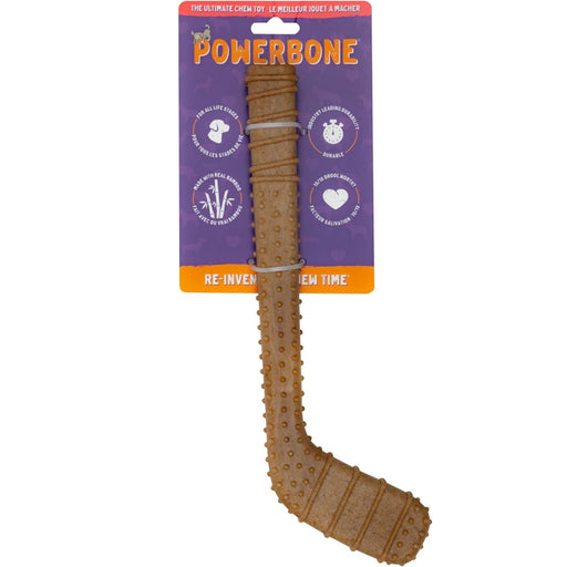 Powerbone Hockey Stick Dog Chew Toy for Power Chewers 12" - 022TPB-1347 - Meaty - 1
