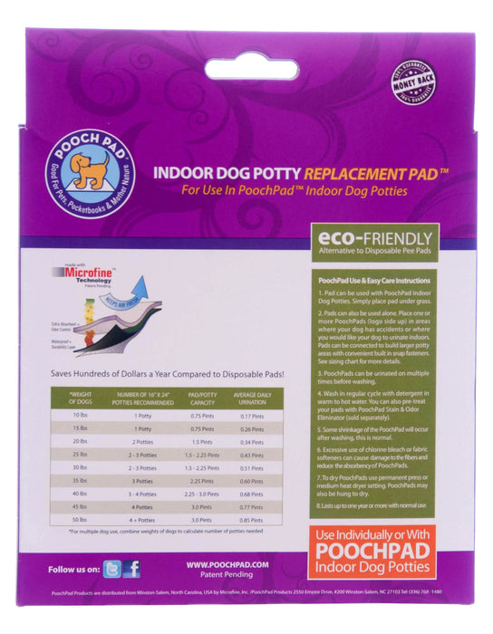 PoochPad Indoor Turf Replacement Pad -   