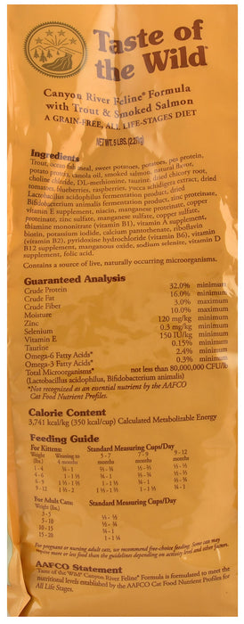 Taste of the Wild, Canyon River, 5 lb - 5 lb Taste of the Wild Canyon River  