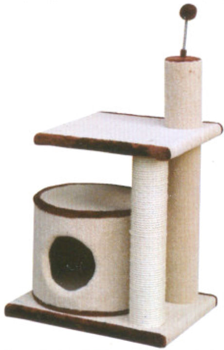 Multi-Level Cat Condo w/ Sisal Post, each -   