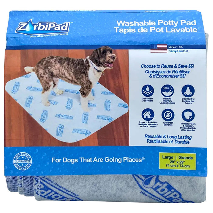 ZorbiPad Washable & Reusable Potty Pad - 29"x29" LG  