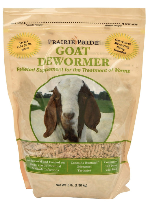 Prairie Pride Pelleted Goat Dewormer, 3 lb - Jeffers - Animal Health & Wellness > Medicine