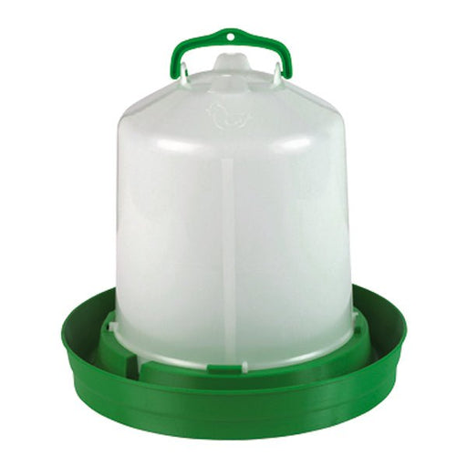 Premium 8 L Chicken Waterer with Plug – Durable Plastic Poultry Drinker - GAUEG - Green - 8 Liter - 1