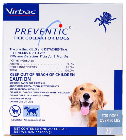 Preventic Tick Collar for Dogs - Jeffers - Animal Health & Wellness > Flea & Tick Control