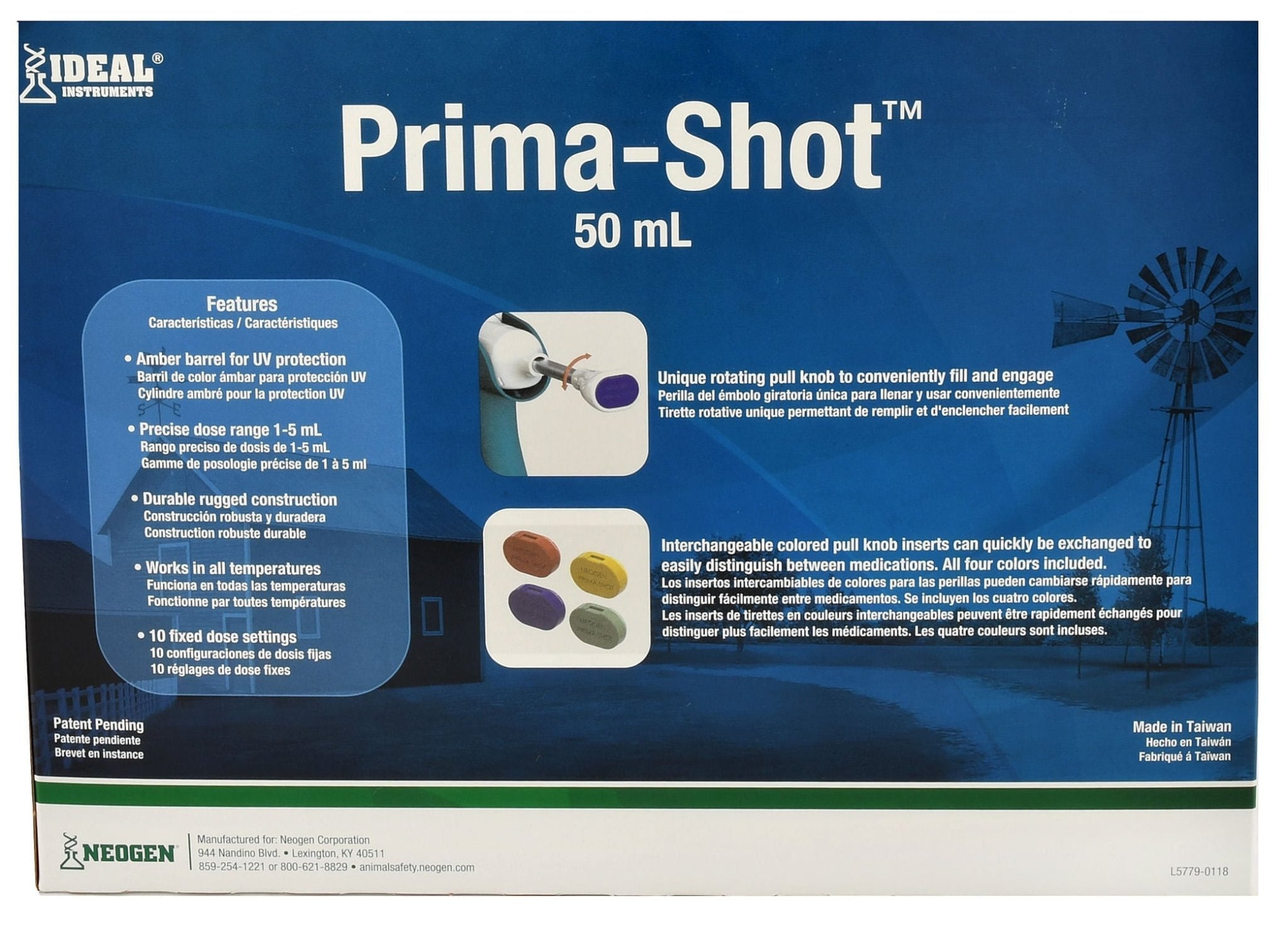 Prima Shot 50 cc Repeater Syringe, Adjustable — Jeffers