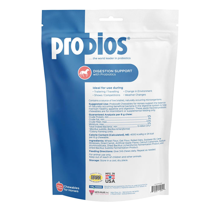 Probios Digestion Support Horse Treats, 1 lb - PNPE - Apple - 2