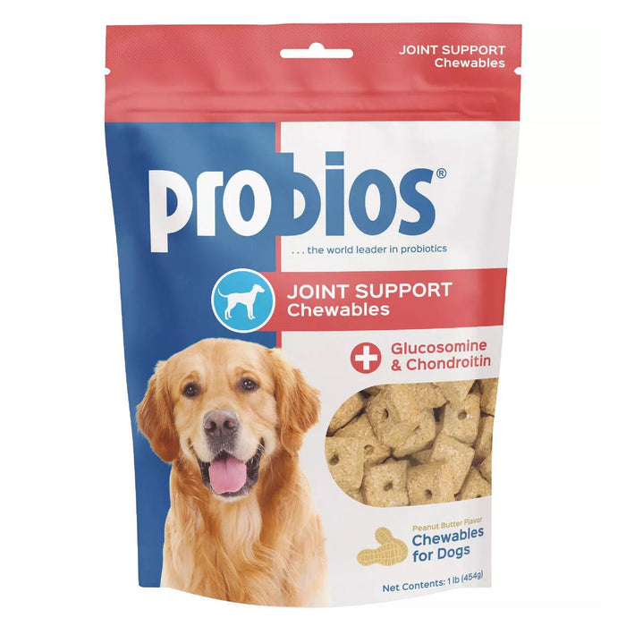 Probitso Probios Chewables Joint Support for Dogs, 1 lb Peanut Butter — Jeffers