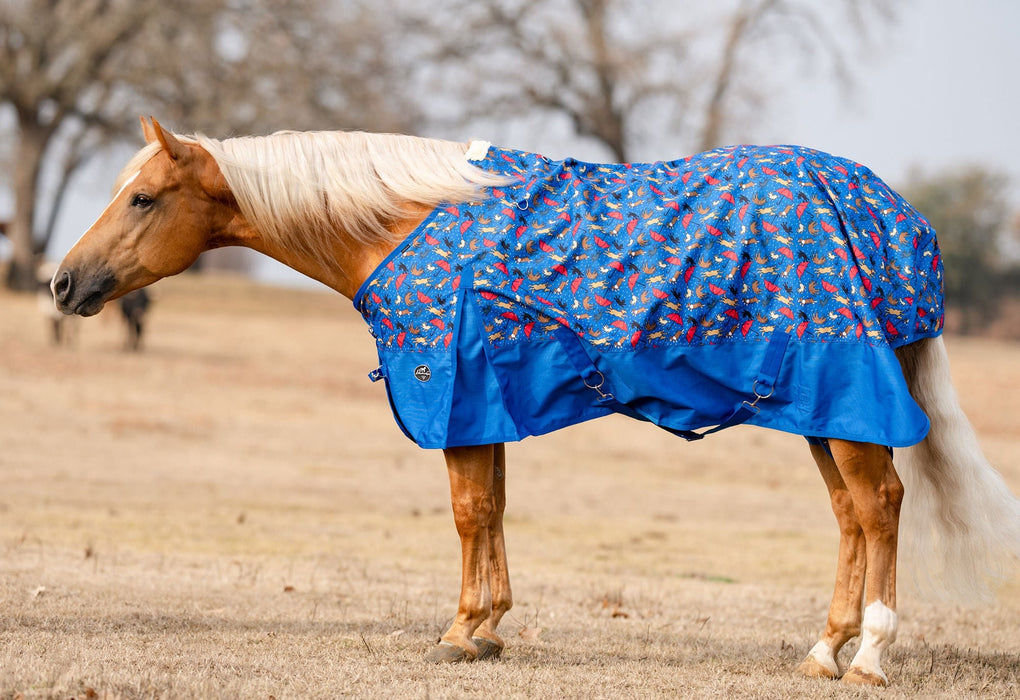 Professional's Choice 1200D Standard Neck Sheet, 'Raining Cats & Dogs' - Jeffers - Horse Supplies > Horse Blankets & Sheets