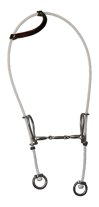 Professional’s Choice 3 - Piece Snaffle Rope Gag - Jeffers - Horse Supplies > Horse Tack > Bridle Bits