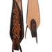 Professional's Choice Black Floral Roughout One Ear Headstall - PL14LR - Horse - 2