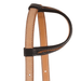Professional's Choice Black Floral Roughout One Ear Headstall - PL14LR - Horse - 3