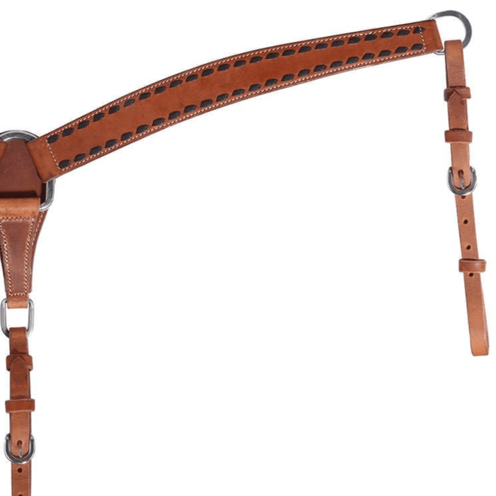 Professional's Choice Buckstitch Harness Leather Breast Collar - PL14GK - 2