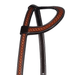 Professional's Choice Crosshatch One Ear Headstall, Brown - PL14GN - 2