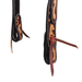 Professional's Choice Floral Split Ear Headstall - PL14HV - 4