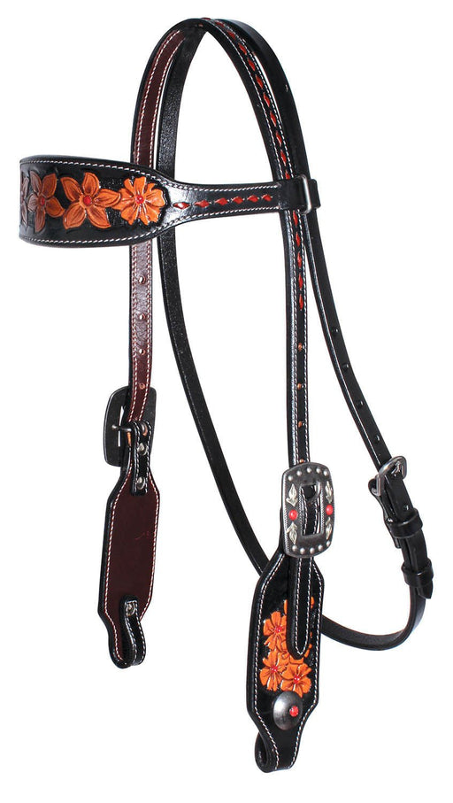 Professional's Choice Forget - Me - Not Browband Headstall - Jeffers - Horse Supplies > Horse Tack