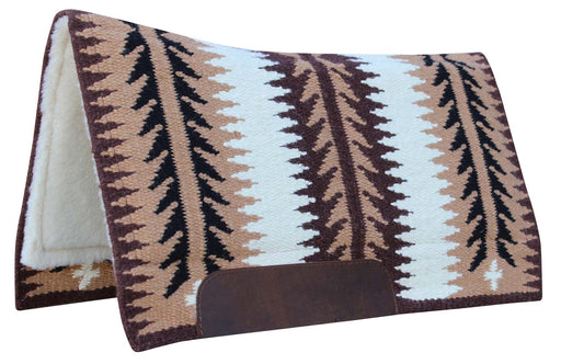 Professional's Choice "Ventana" Wool Saddle Pad - PL14JN - Cranberry - 30 in x 34 in - 17