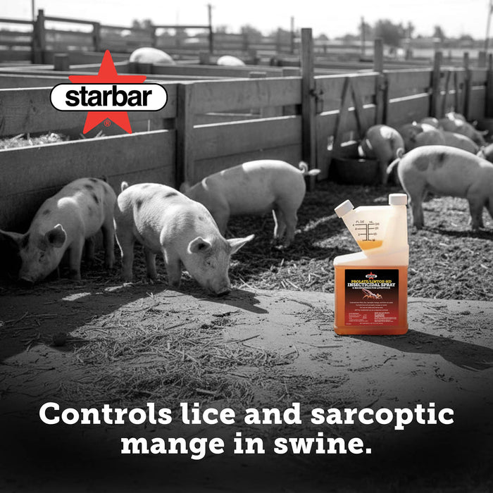 Prolate/Lintox-HD Insecticide Fly Spray & Backrubber for Livestock - SBP2 - 1 gallon - 6
