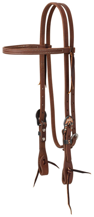 ProTack Thunderbird Browband Headstall - Jeffers - Horse Supplies > Horse Tack > Bridles & Headstalls