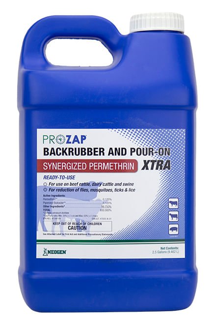Backrubber & Pour-On Xtra, 2.5 gallon — Jeffers