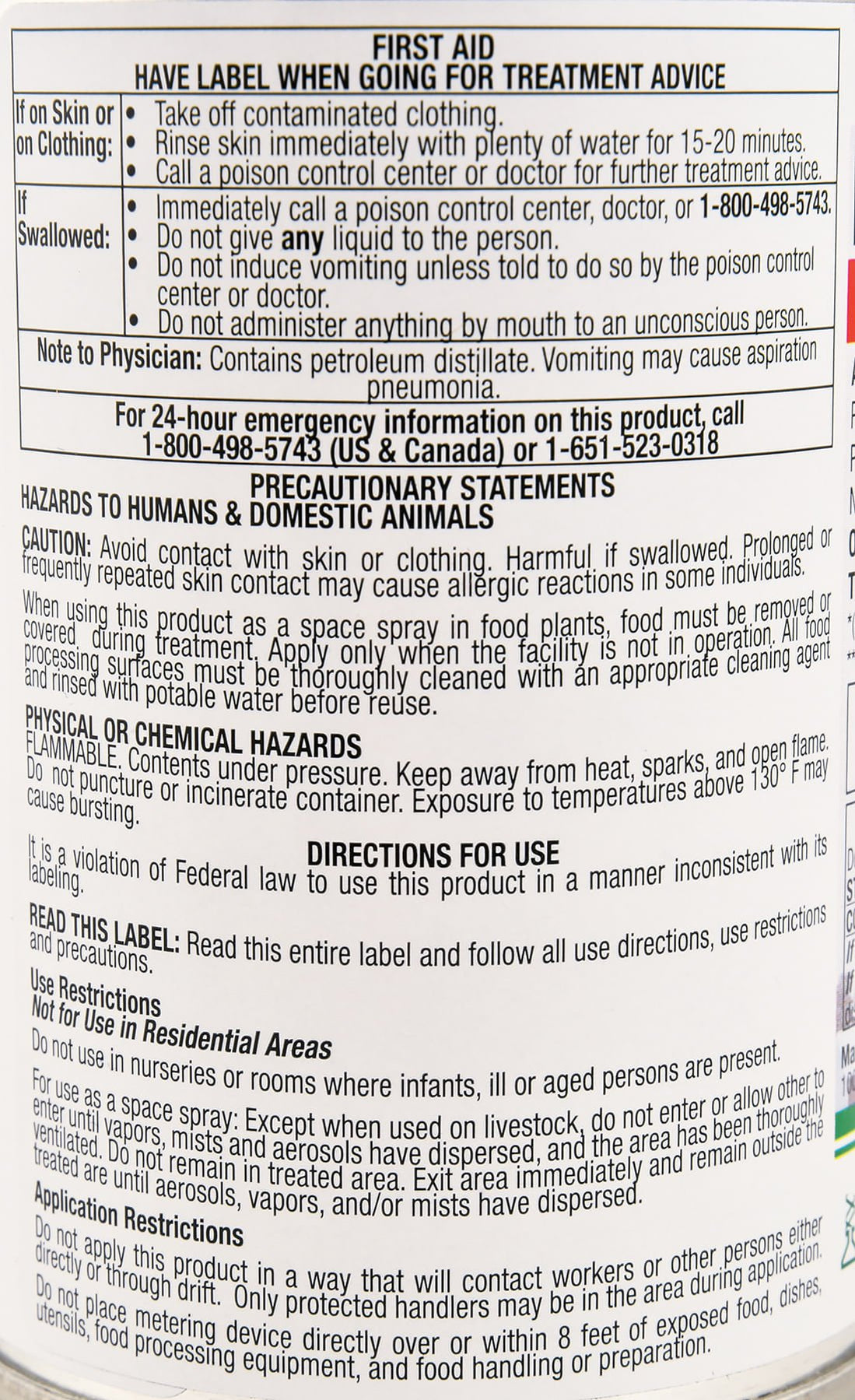 Prozap LD-44T Insect Repellent Spray, 6.5 oz — Jeffers