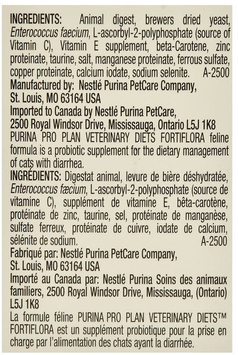 Purina Pro Plan Veterinary Diets FortiFlora Feline - Jeffers - Animal Health & Wellness > Vitamins & Supplements