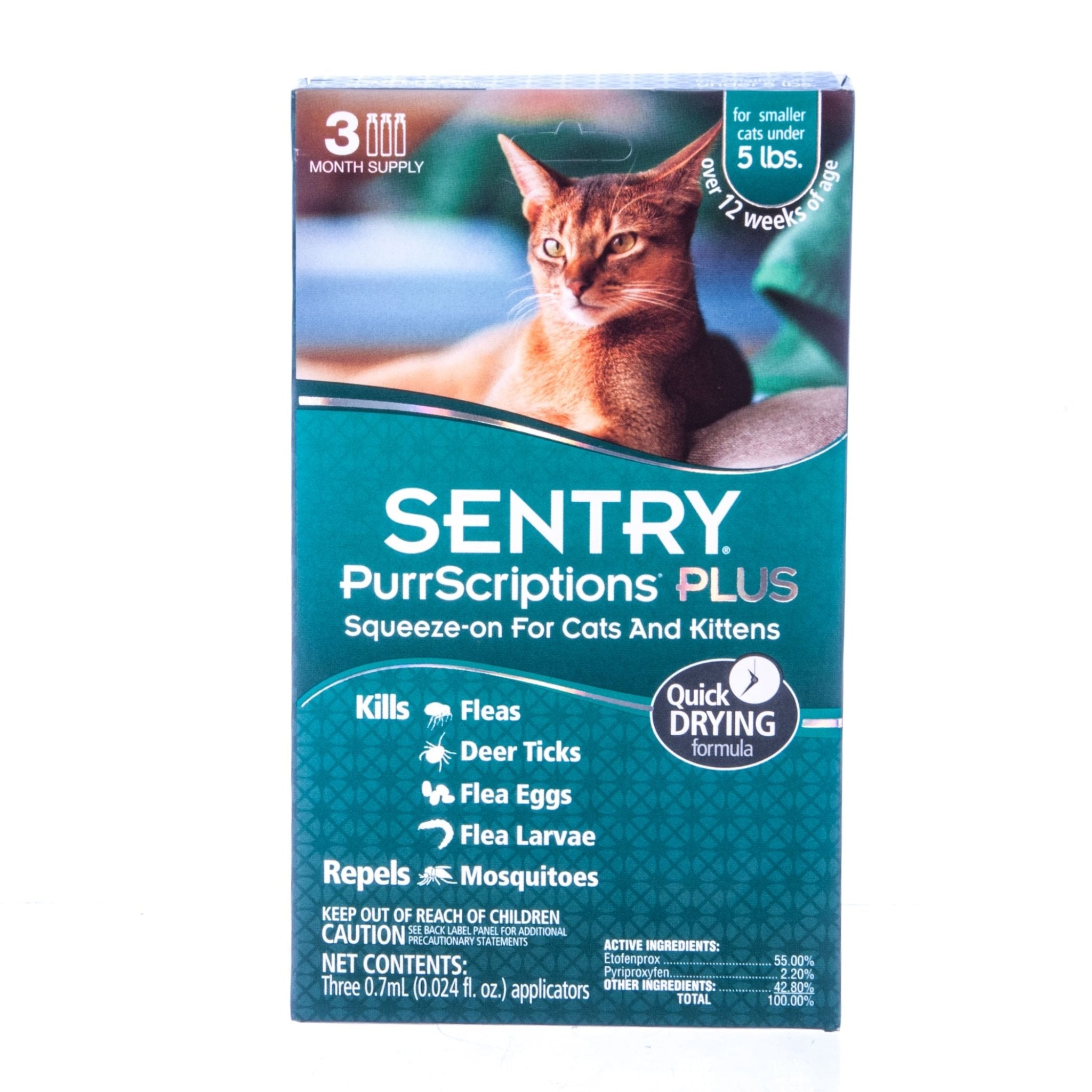 SENTRY PurrScriptions PLUS Squeeze-On — Jeffers