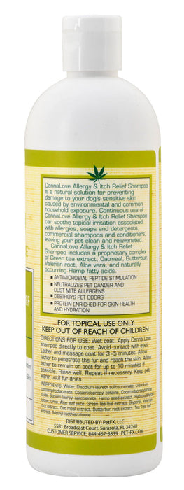 CannaLove Allergy & Itch Relief Shampoo, 16 oz  -   