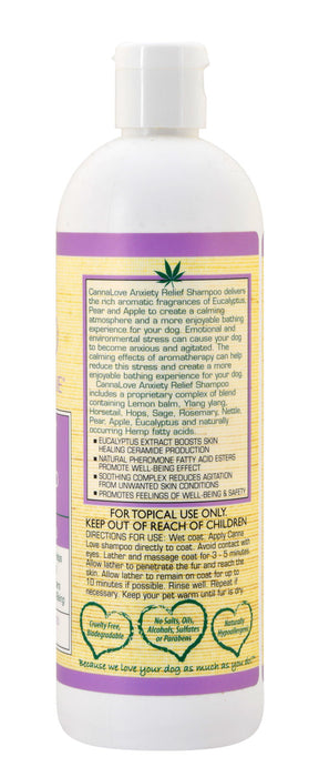 CannaLove Anxiety Relief Shampoo, 16 oz -   