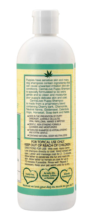 CannaLove Puppy Shampoo, 16 oz -   