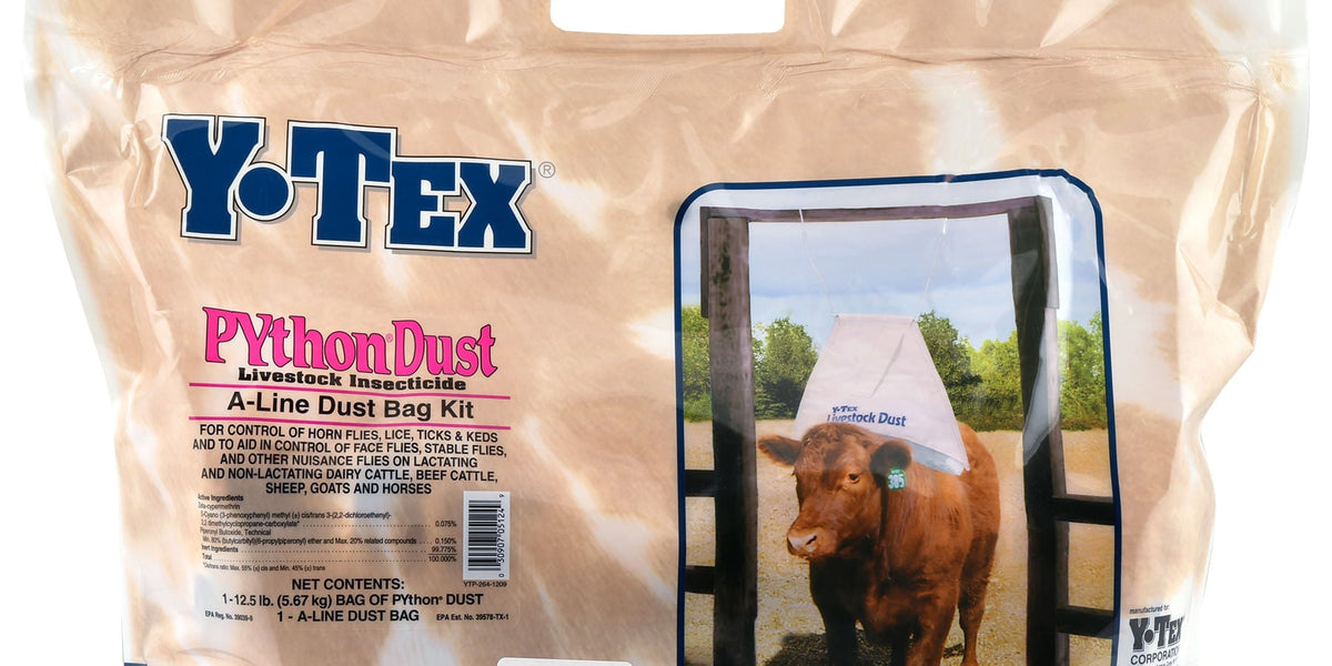 PYthon® Dust Bag Insecticide Kit for Livestock by Y-Tex — Jeffers